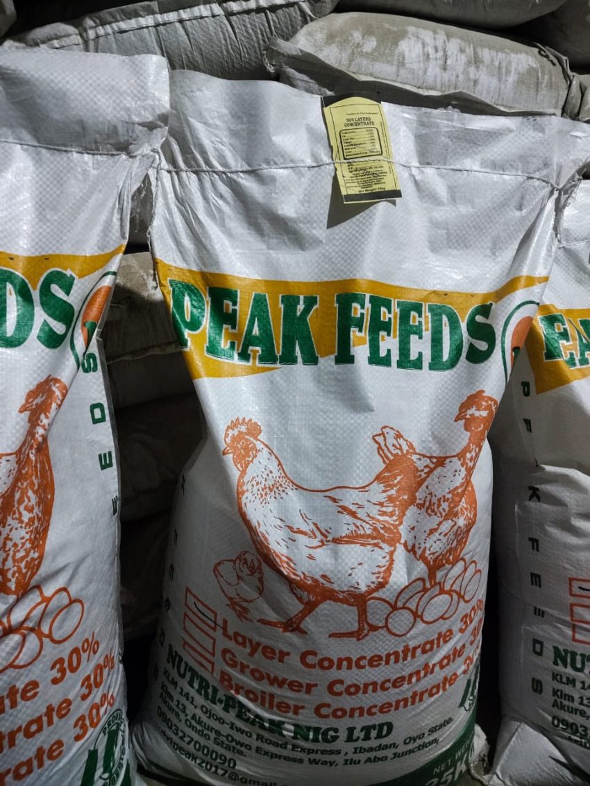 Peak Feed Brand – 25Kg Bag