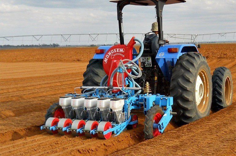 Seed Drill + Tractor Per acre