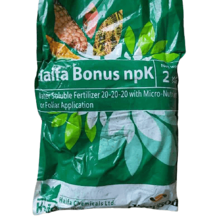 Haifa Bonus NPK 20:20:20 Agricultural Fertilizer -2kg