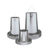 Metal cone feeders