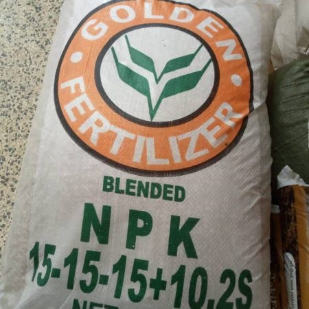 NPK 15:15:15+10S Golden Fertilizer -50kg