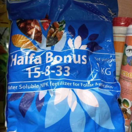Haifa Bonus Foliar Fertilizer (NPK 15:8:33 | 1kg Sachet)