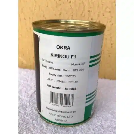 200005 1661979371 2 Kirikou F1 Okra Seeds,okra seeds,hybrid okra,high yield okra,fast maturing okra Kirikou F1 Okra Seeds | 50g